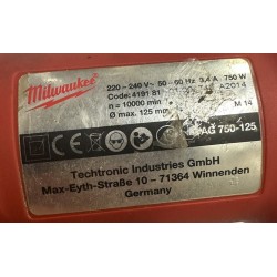 Relakas Milwaukee AG 750-125