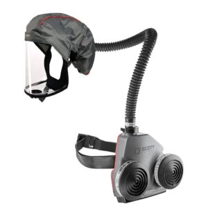 Mask 3m Scott Safety Duraflow + Aku + Laadija