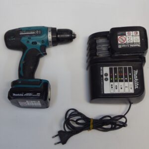Akutrell Makita BDF343 + aku + laadija