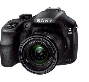 Digikaamera Sony A3000 ILCE-3000 E-mount APS-C + kott