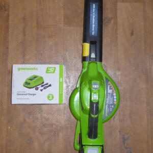 Aku lehepuhur Greenworks GD40BV + Aku + Laadija