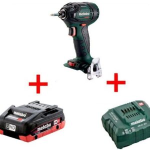 Akulöökkruvikeeraja Metabo SSD18 LTX 200 BL + Aku 5.5Ah + LD