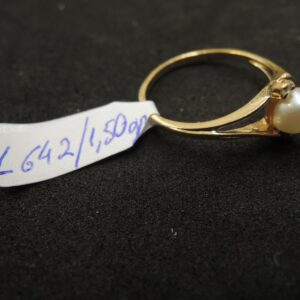 Kuld sõrmus 585 teemanditega (№L642)