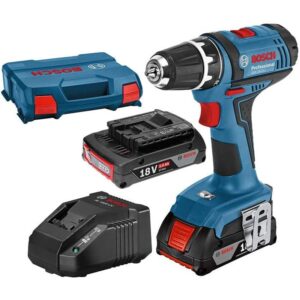 Akutrell Bosch GSR 18-2-Li + 2Ah 3tk + Laadija + Kohver