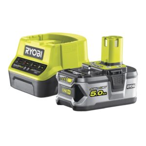 Laadija Ryobi RC18-120 + aku Ryobi 5,0Ah